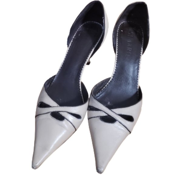 Simard Beige Heels SZ 8 - Picture 1 of 6